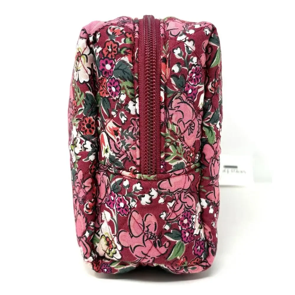 Vera Bradley Minnie Mouse Daisy Duck Makeup Essential Cosmetic Bag Hidden Hearts